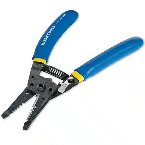 Klein Tools ire Cutter and Wire Stripper, Stranded Wire Cutter, Solid Wire Cutter, Cuts Copper Wire