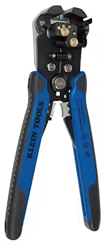Klein Tools ire Stripper  Wire Cutter for Solid and Stranded AWG Wire, Heavy Duty Kleins are Self Adjusting,BlueBlack