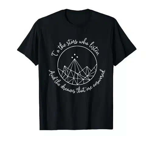 A Court of Thorns and Roses Court, Night Court Stars Dream T Shirt