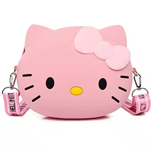 Kawaii Kitty Bag Cute Kitty Wallet Cartoon Animal Shoulder Bag Kitty Cat Purse for Girls Birthday Gifts