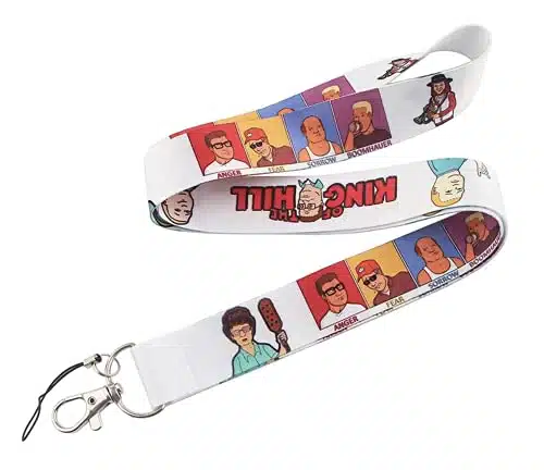 King of the Hill Hank Bobby Peggy Cartoon Comedy TV Show Neck Lanyard Keychain Holder ID Badge Mobile Phone Pin Strap by Pinstant