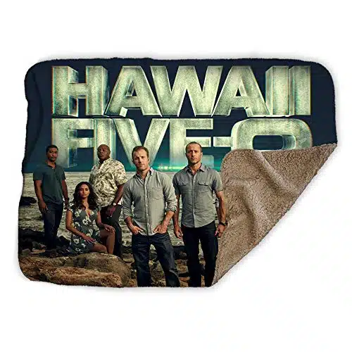 Hawaii Five Cast Sherpa Blanket   Officially Licensed   x