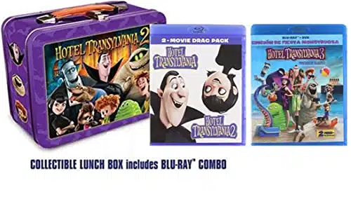 Hotel Transylvania Trilogy Blu ray Collection Hotel Transylvania &  Hotel Transylvania Summer Vacation + ini Movies + LunchBox