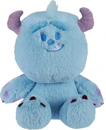 Mattel Disney Pixar Monsters, Inc Classic Teddy Bear Plush Sulley, James Sullivan Movie Character Inch Soft Doll Toy, Stitched Expression