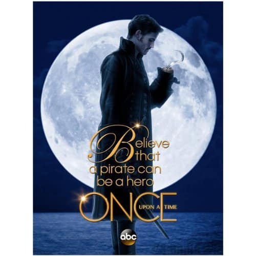 Once Upon a Time Colin O'Donoghue as Captain Hook Believe that a pirate can be a hero x Inch Photo