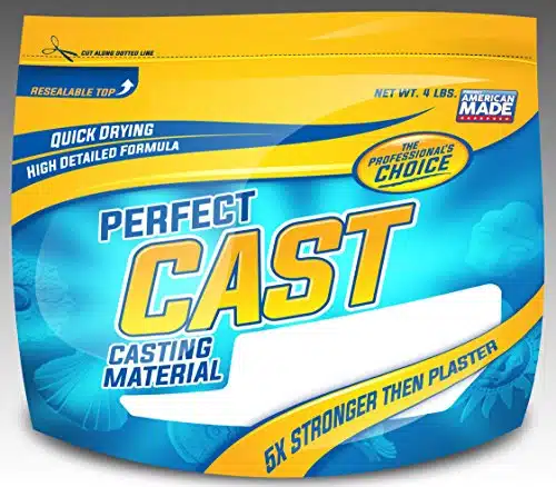 Perfect Cast Cast & Paint Harder Than Plaster Casting Material   Pound