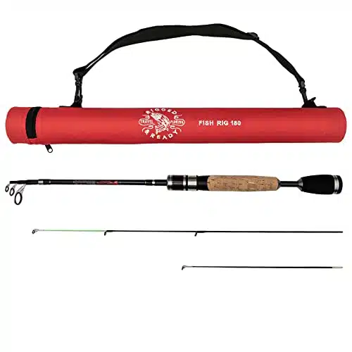 Rigged and Ready Super Light Telescopic Travel Fishing Rod Tele Spin Pole cm ( ) +cm ( ) Lengths Tips cast Weights (), g (oz). Fish Rig