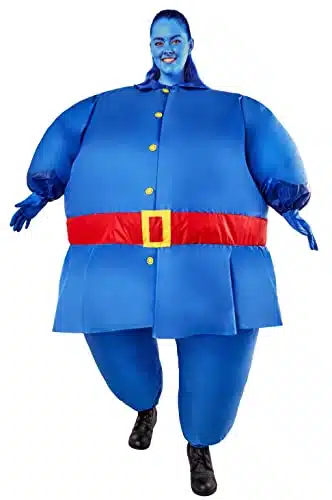 Rubie's Adult Willy Wonka Violet Beauregard Inflatable Costume, As Shown, One Size
