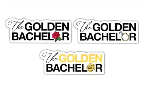 The Golden Bachelor Sticker Waterproof Vinyl Sticker The Bachelor Gift The Bachelorette Bachelor in Paradise (Style B)