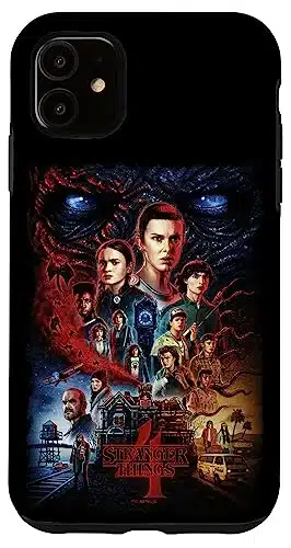 iPhone Stranger Things Character Collage Poster Case