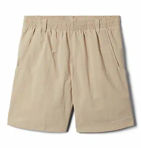Columbia Youth Boys' Backcast Short, Breathable, UPF Sun Protection Fossil
