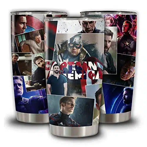 Insulated Tumbler Stainless Steel Chris Travel Cup Evans Coffee Collage Bottle Vacuum Mug Tea With Lid Family Friend Oz Tumblers Gifts For Father's Mother's Day Birthday Christmas Holidays