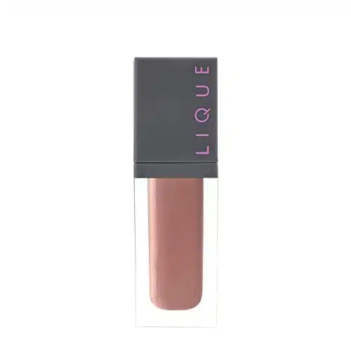 LIQUE Cosmetics Matte Liquid Lipstick, Long Lasting, Smudge Proof, & Rich Highly Pigmented Formula with Doe Foot Applicator for Precise Application, Saddle, Fl Oz.
